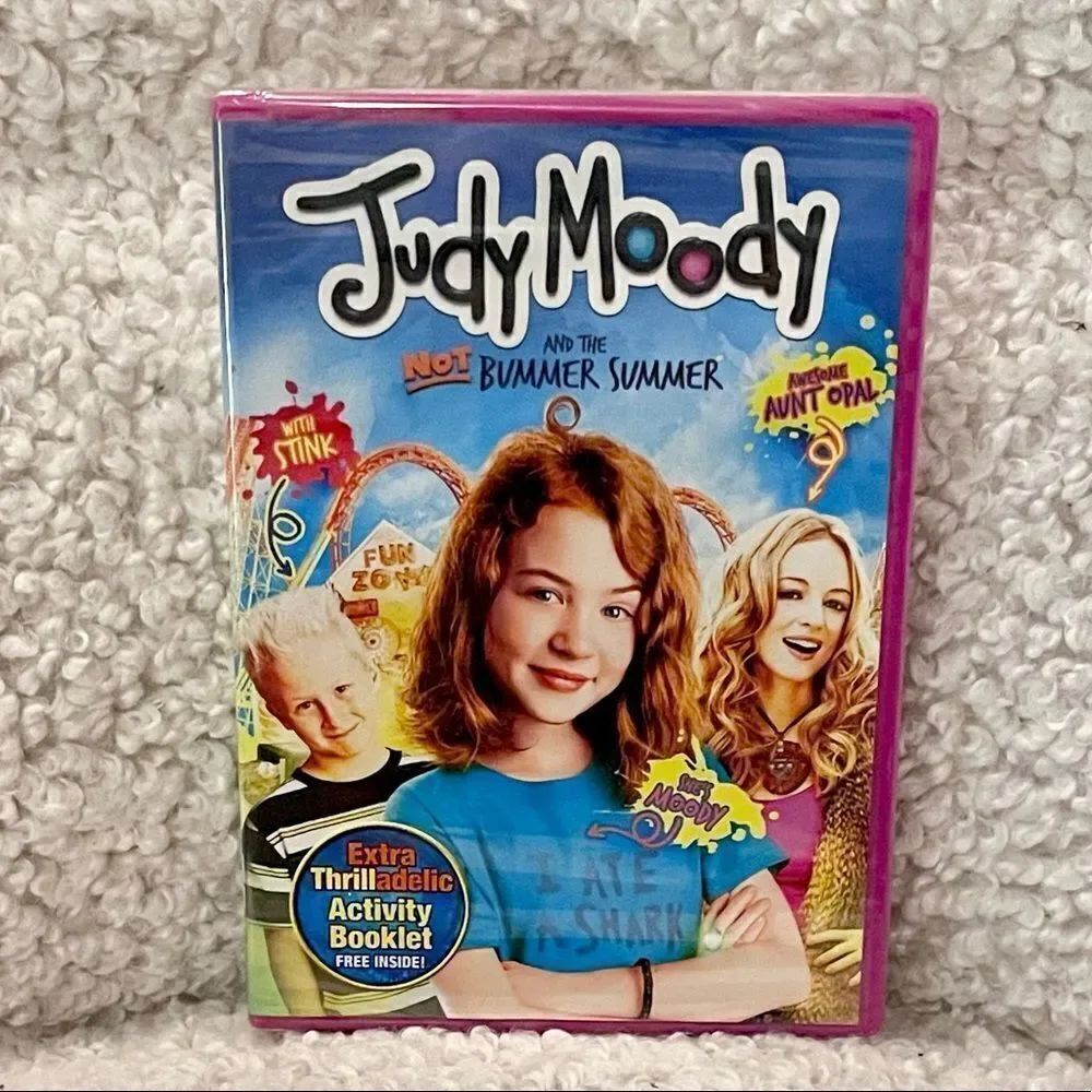 Judy Moody not summer bummer DVD movie + “Thrilladellic” activity booklet (NWT)